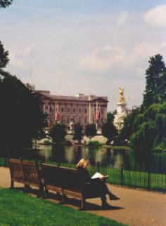 Blick auf den Buckingham Palace